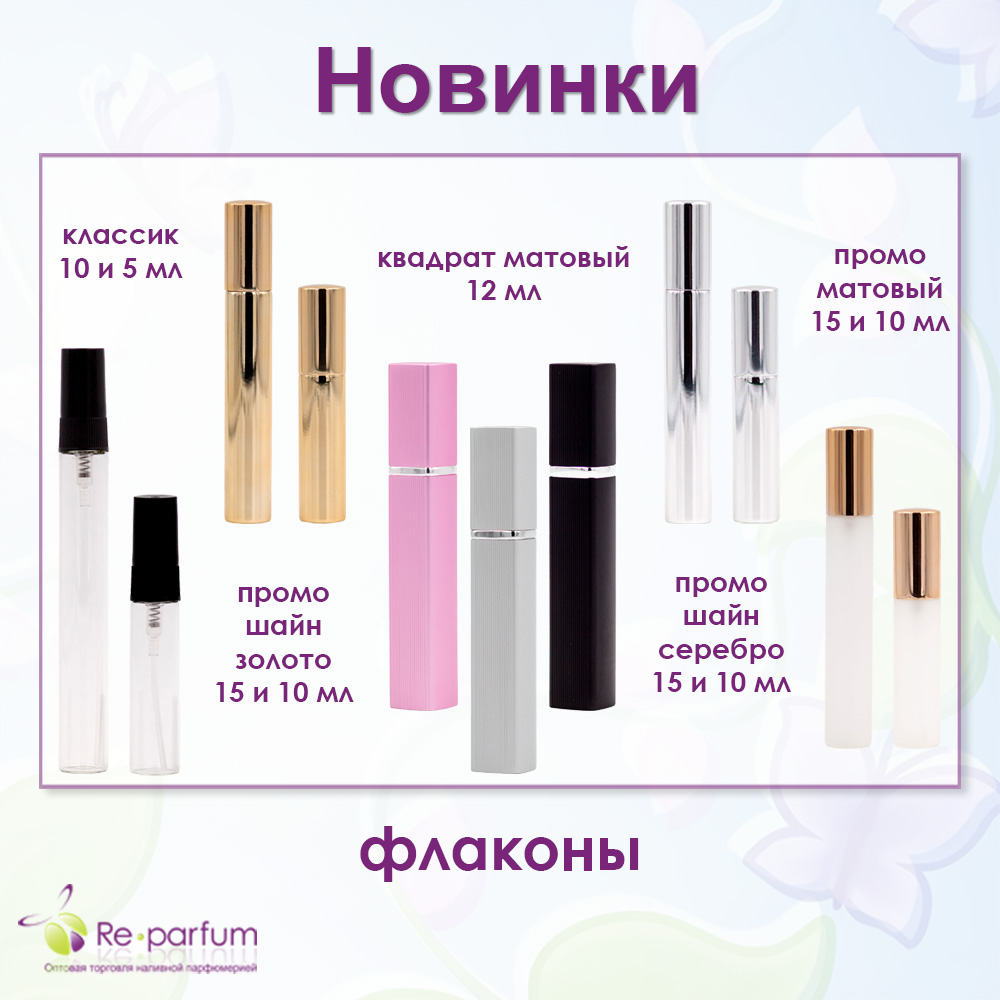 Новинки флаконов маленьких размеров
